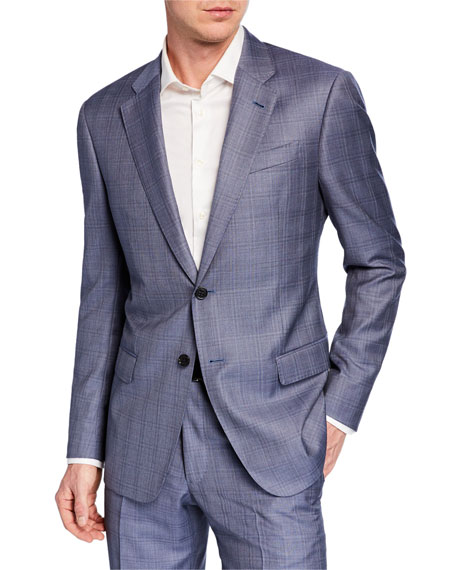 Emporio Armani Men's G Line Super 140S Wool Plaid Two-Piece Suit In ...