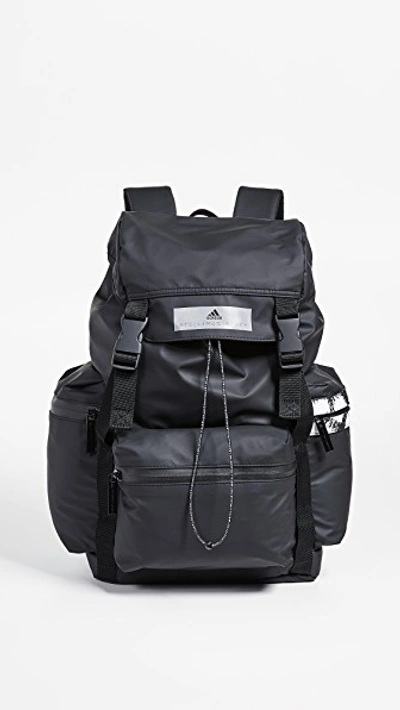 Adidas By Stella Mccartney Backpack In Black/white