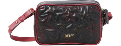 Red Valentino Camera Shoulder Bag In Nero-deep-red