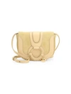 See By Chloé Women's Hana Leather & Suede Saddle Bag In Motty Grey