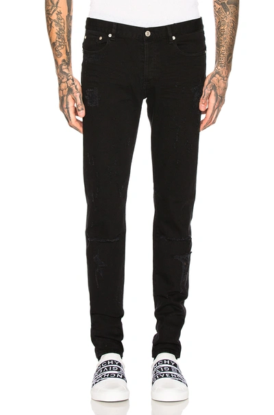 Givenchy Distressed Jeans In Black