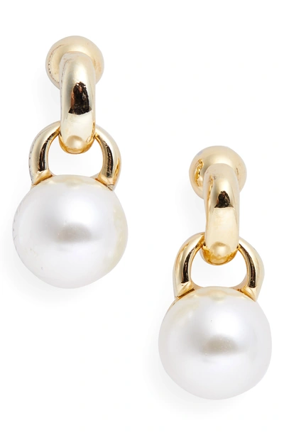 Sophie Buhai Everyday Imitation Pearl Earrings In 18k Gold Vermeil