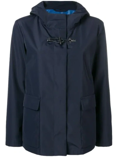 Fay Hooded Jacket In Blue