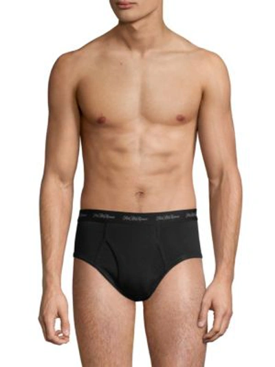 Saks Fifth Avenue Collection 3-pack Boxer Briefs In Black