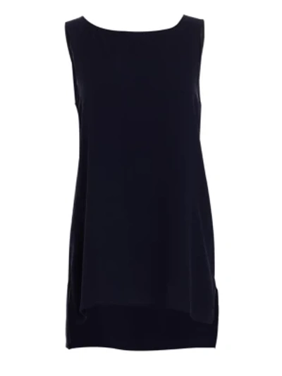 Eileen Fisher System Bateau Neck Top In Midnight
