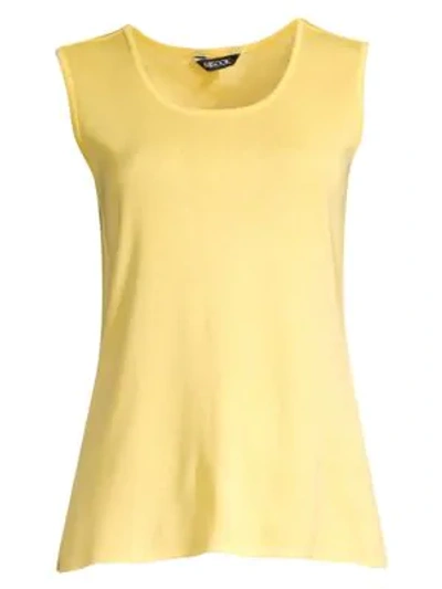 Misook Knit Tank In Limoncello