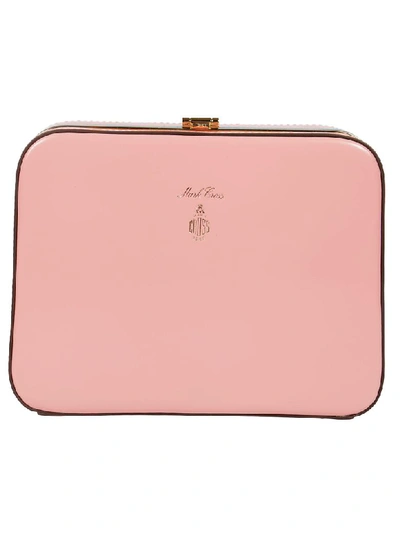 Mark Cross Frame Shoulder Bag In Pink