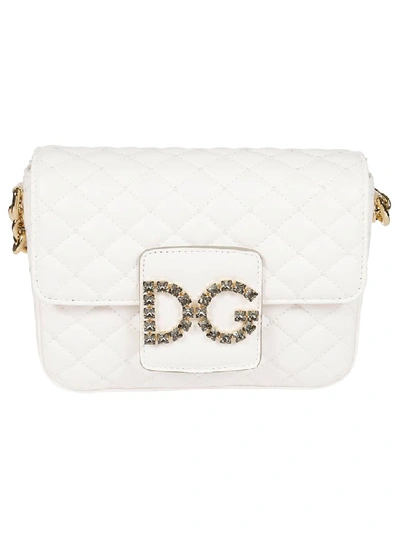 Dolce & Gabbana Dg Millennials Shoulder Bag In White