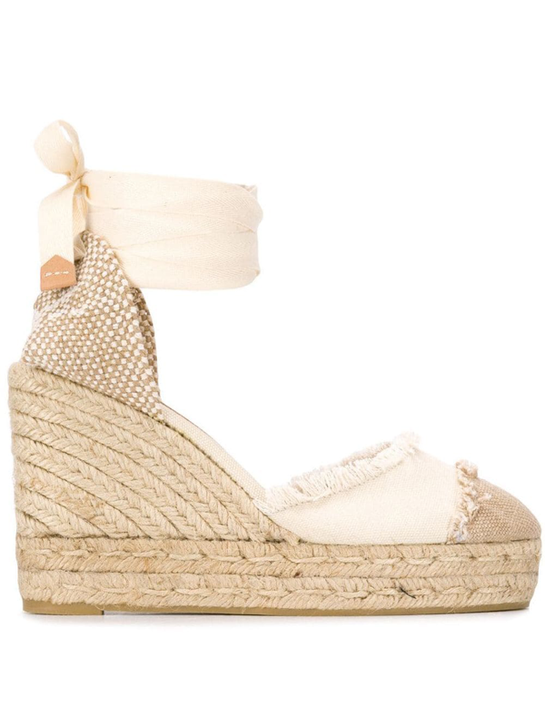 castañer chiara 80 canvas wedge espadrilles