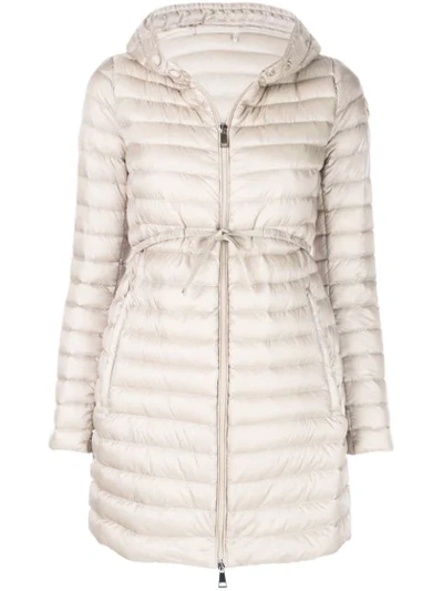 Moncler Shell Puffer Jacket In Neutrals