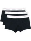 Dsquared2 Set Of Three Branded Boxer Shorts - Black