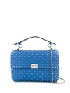 Valentino Garavani Rockstud Spike Tote Bag In Blue