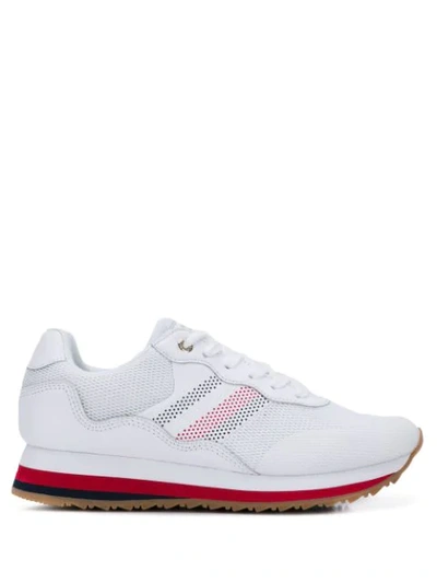 Tommy Hilfiger Lace-up Sneakers In White