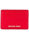 Michael Michael Kors Small Cardholder In Red
