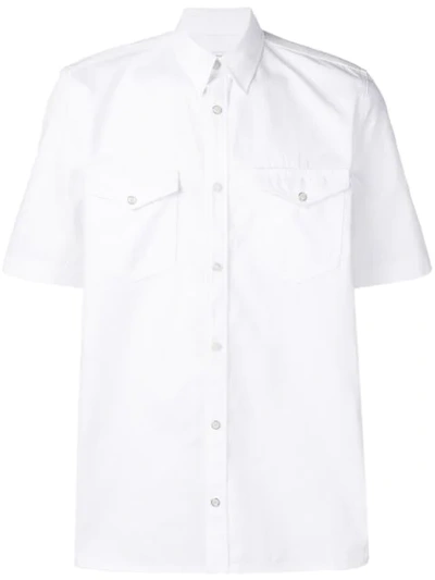 Givenchy Logo Side-stripe Shirt In White