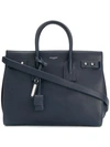 Saint Laurent Sac De Jour Tote Bag In Blue