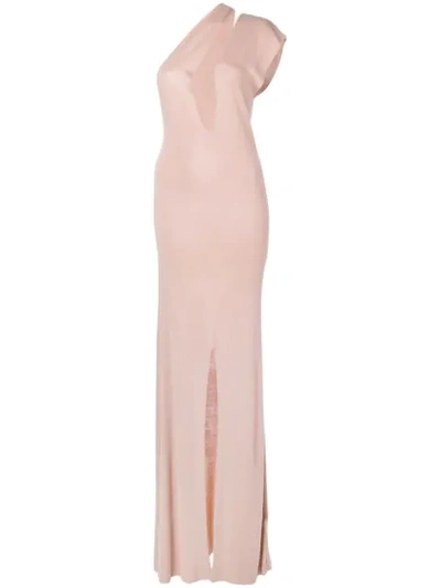Jacquemus Sleeveless Long Slit Dress - Pink