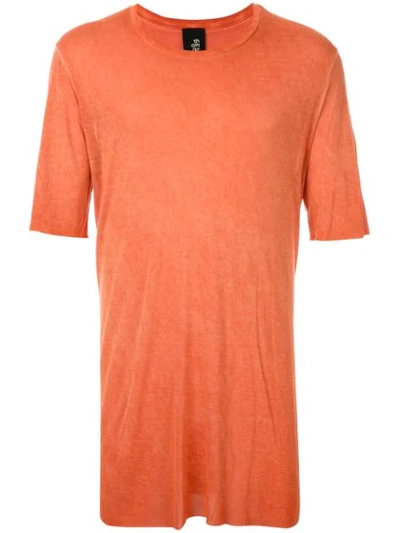 Thom Krom Acid-washed T-shirt In Orange