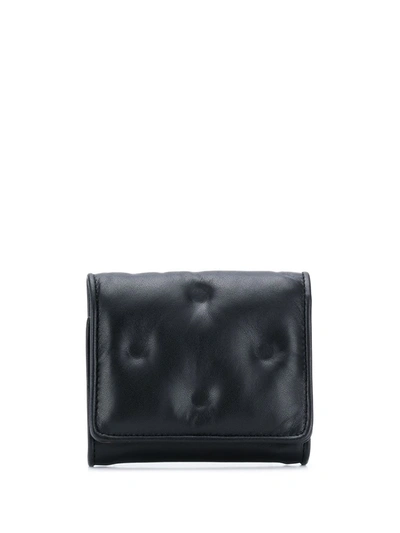 Maison Margiela Quilted Wallet In Black