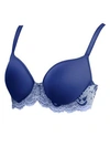 Wacoal Lace Affair Contour Bra In Patriot Blue Halogen Blue