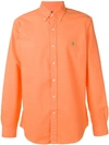 Polo Ralph Lauren Logo Classic Shirt In Orange