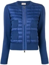Moncler Wool Down Jacket In Blue