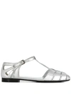 Church's Rainbow Sandals In Silver