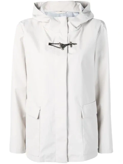 Fay Jacke Mit Verdecktem Verschluss In Neutrals