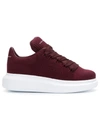 Alexander Mcqueen Oversized Sneakers In 6559 Burgundy