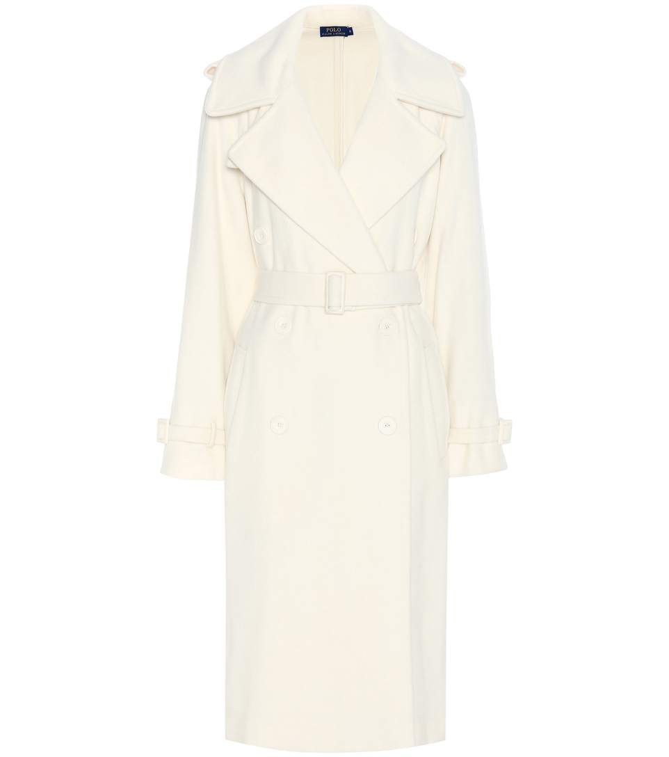 Polo Ralph Lauren Wool-blend Coat In Marshmallow | ModeSens