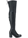 Stuart Weitzman Thigh-high Boots In Black