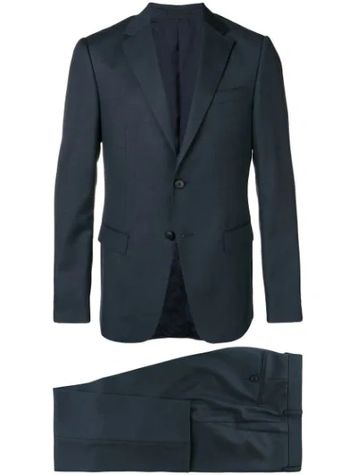 Z Zegna Slim Fit Two-piece Suit In Blue
