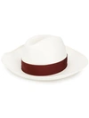 Borsalino Claudette Panama Hat In White
