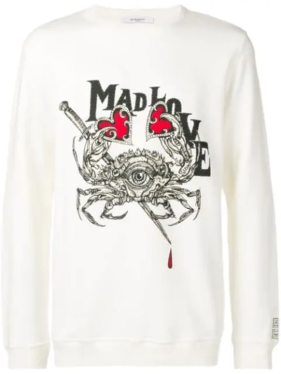 Givenchy Mad Love Sweatshirt In White ModeSens