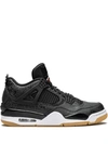 Nike Air Jordan 4 Retro Sneakers In Black