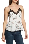 1.state Lace Trim Racerback Cami In Soft Ecru Blush