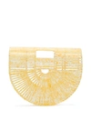 Cult Gaia Small Ark Handbag - Yellow In Yellow Quartz