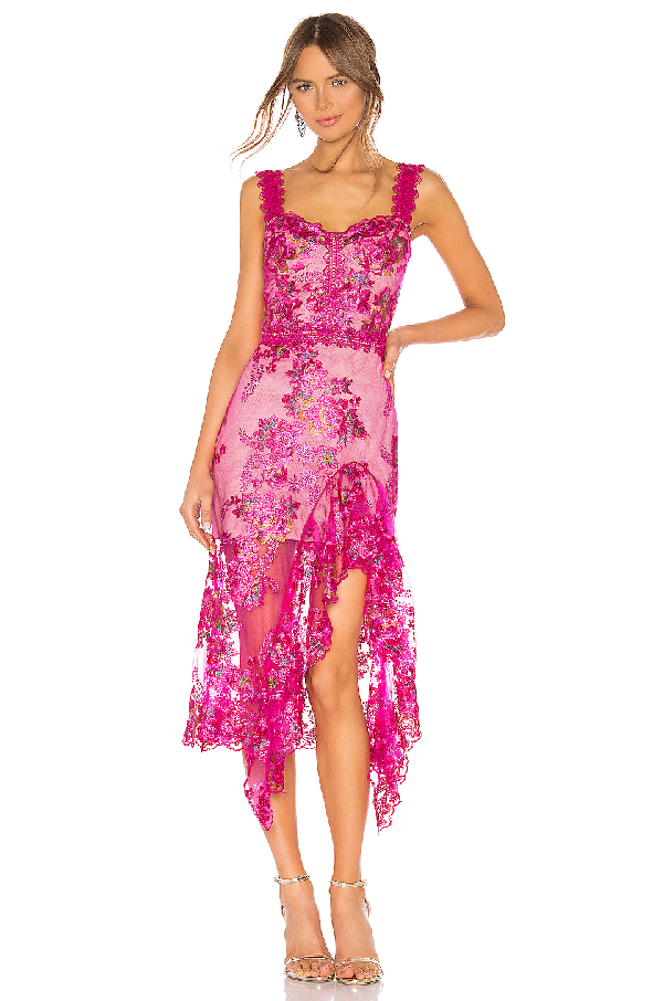 fuschia cocktail dress