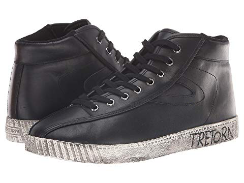 tretorn black leather