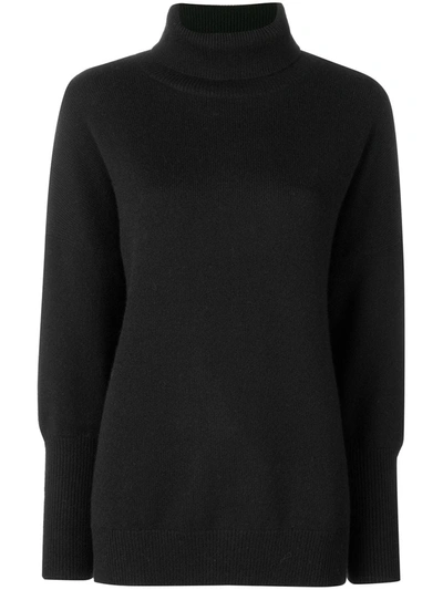 Chinti & Parker Chinti And Parker Cashmere Rollneck Sweater In Charcoal