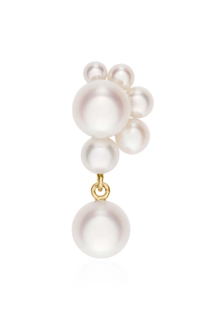 Sophie Bille Brahe Single Federico Perle Earring In White