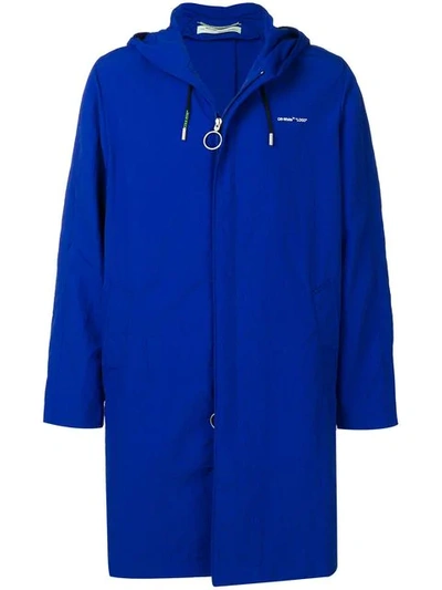 Off-white Blue Diag Rain Coat