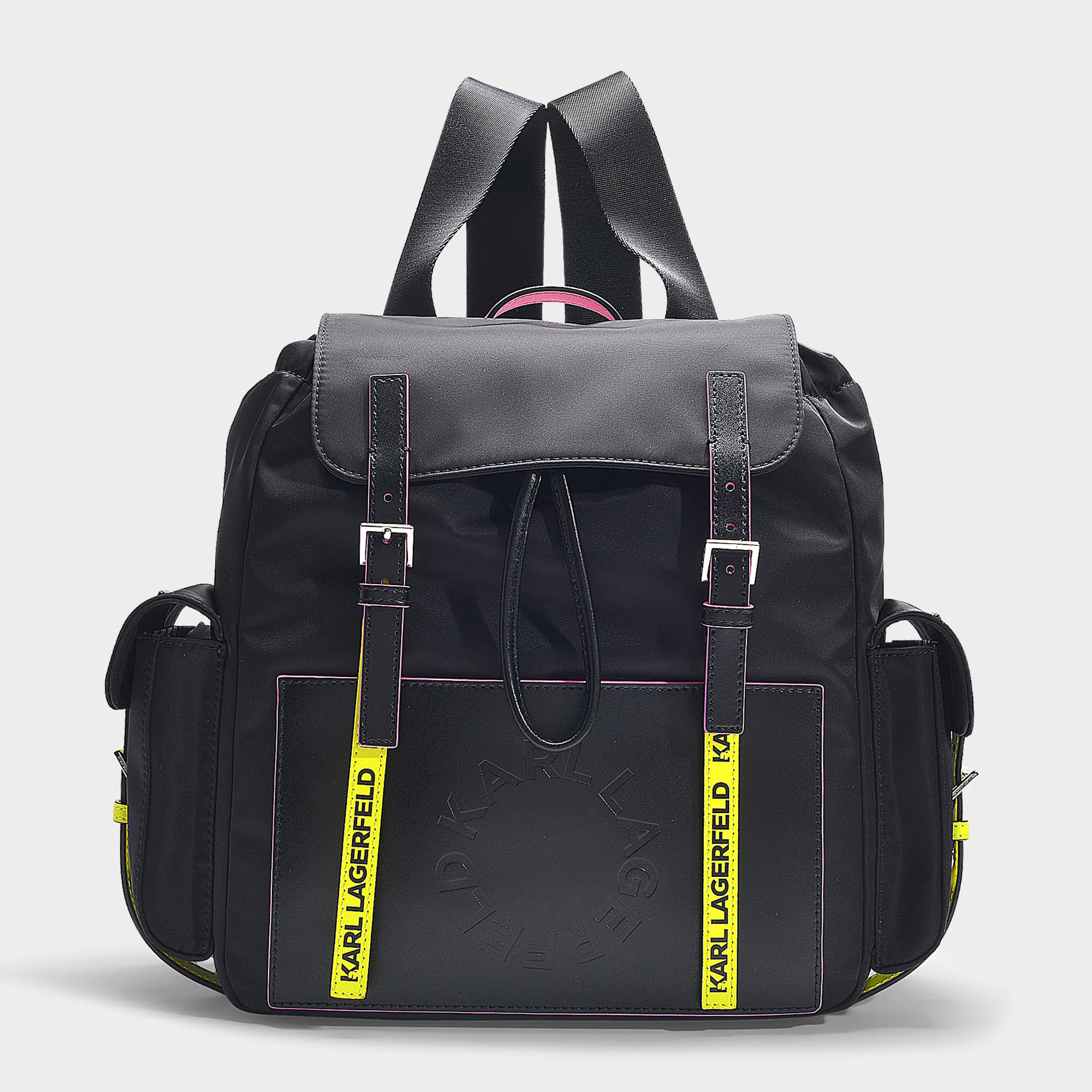 Karl Lagerfeld | K/neon Backpack In Black Nylon | ModeSens