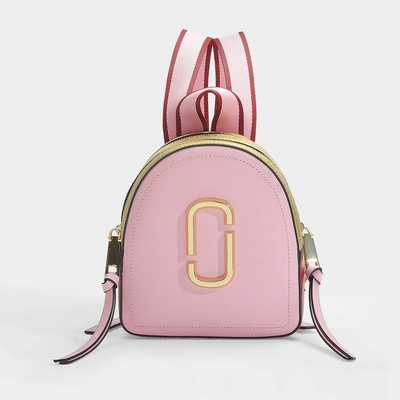 Marc Jacobs | Mini Pack Shot Backpack In Red Leather With Polyur In Pink