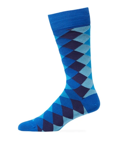 Paul Smith Men's Losange Socks In Cobalt