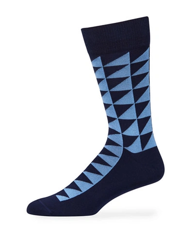 Paul Smith Men's Triangle Socks In Blue