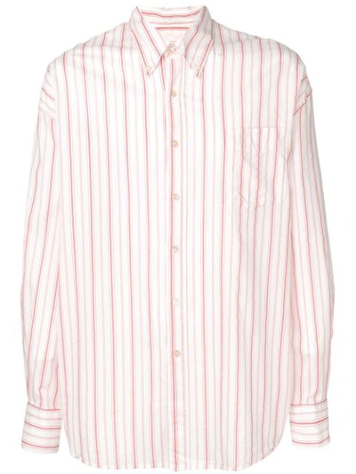 Our Legacy Striped Shirt In White