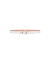 Gianni Chiarini Thin Belt In Ivory