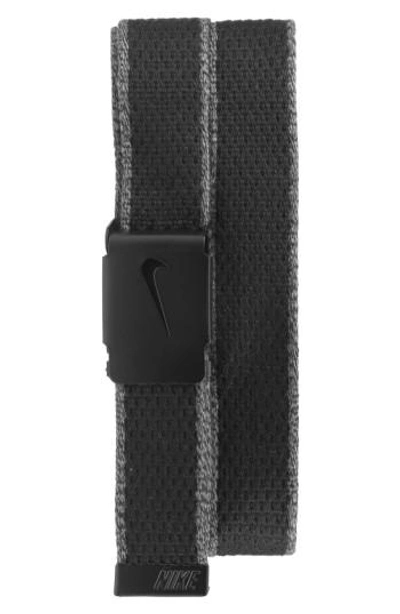 Nike Knit Web Belt In Black