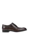 Sergio Rossi Lace-up Shoes In Brown